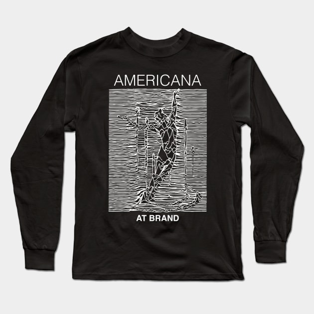 Americana at Brand Indie Rock Shirt Long Sleeve T-Shirt by Americana Memes